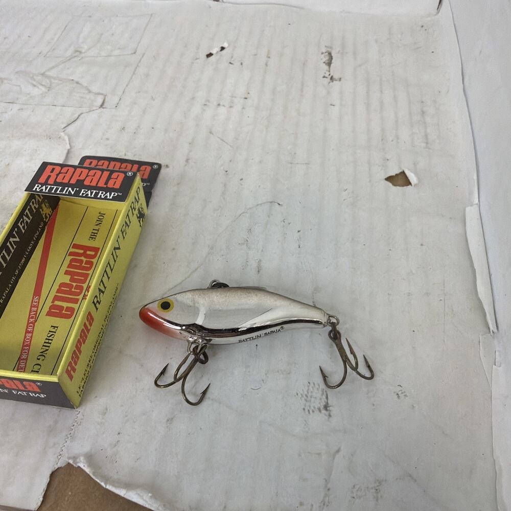 RAPALA RATTLIN' FAT RAP DISCONTINUED RFR-4 GSD 5/16 OZ Painted In FINLAND - Picture 2 of 3